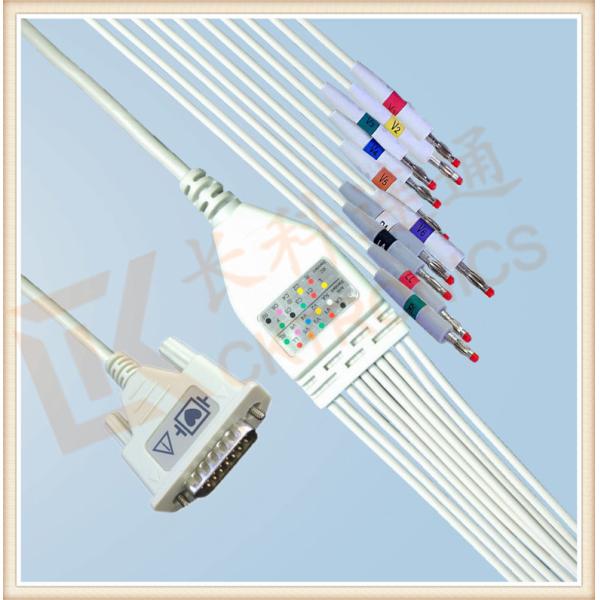 Spacelabs SL6 Ecg Monitor Cable Banana AHA Solid Conductor Type