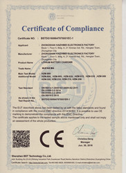H.Z.M Electronics Co., Ltd Certifications