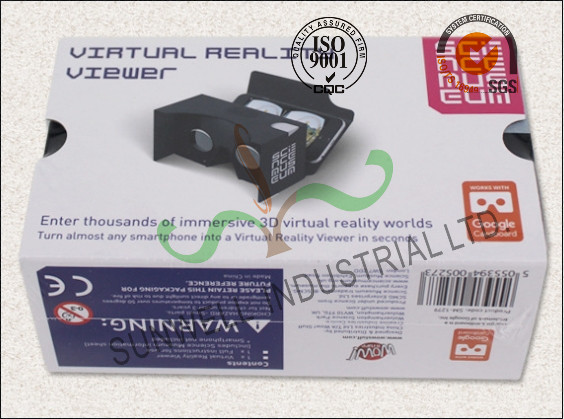 Rigid Electronic Paper Packaging Box , 3D Virtural Viewer Electronic Device Packaging