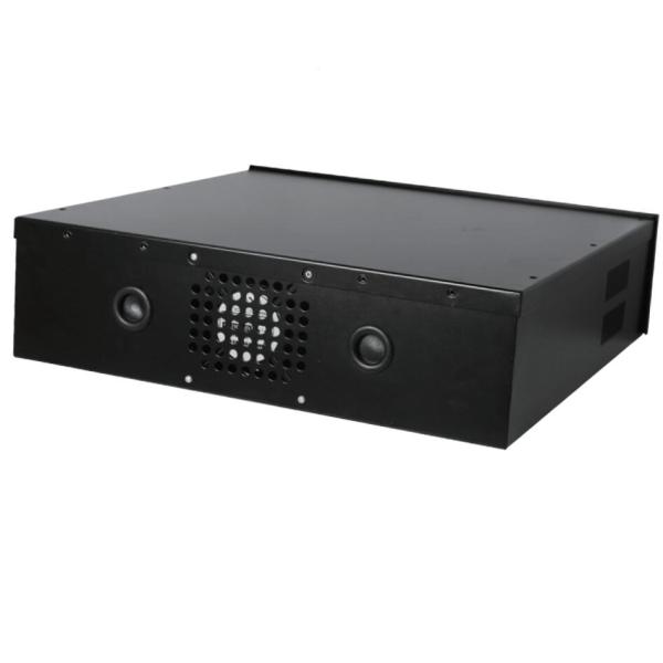 18"x18"x5" Metal DVR Lockbox with Cooling Fan for DVRs and NVRs MDVR Steel Box