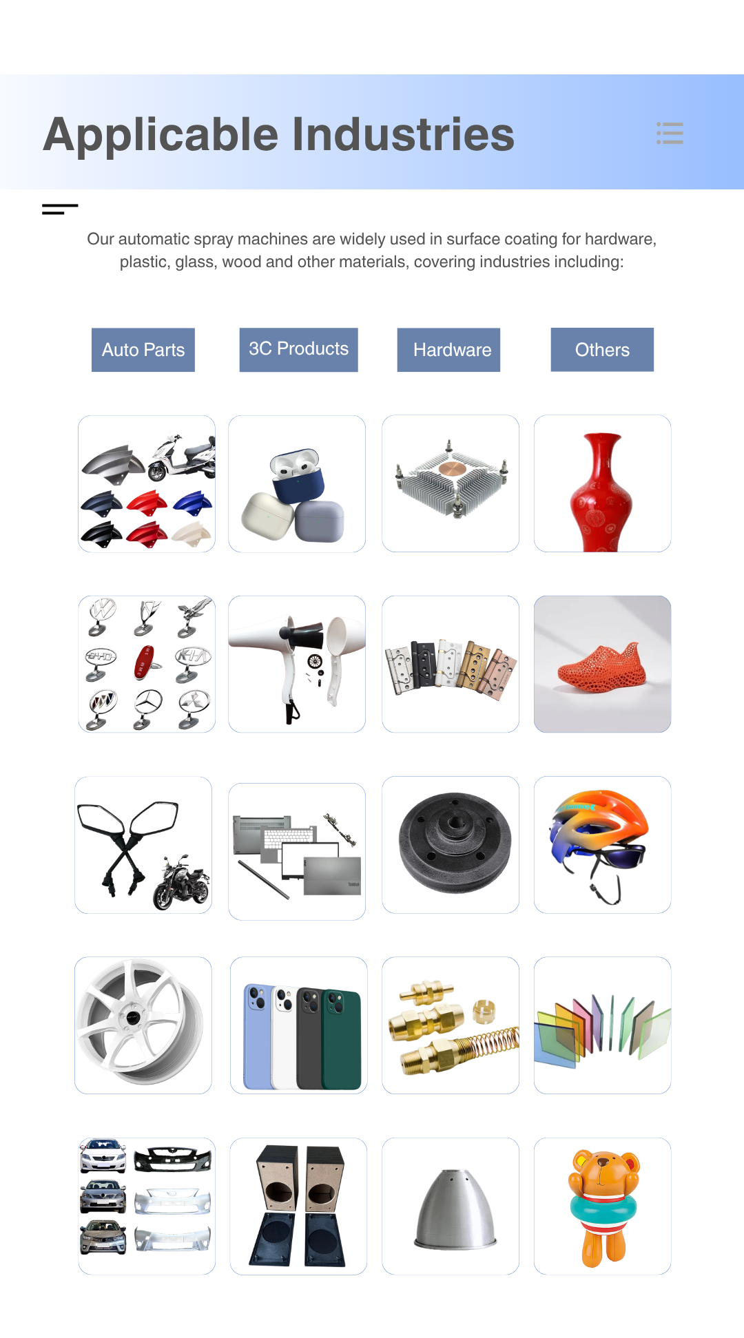 Automatic Spray Painting Machine, Coating Equipment for Metal Lock Spraying