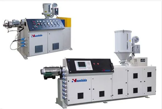 PE PP Spiral Pipe Machine / Plastic Corrugated Pipe Extruder 1200