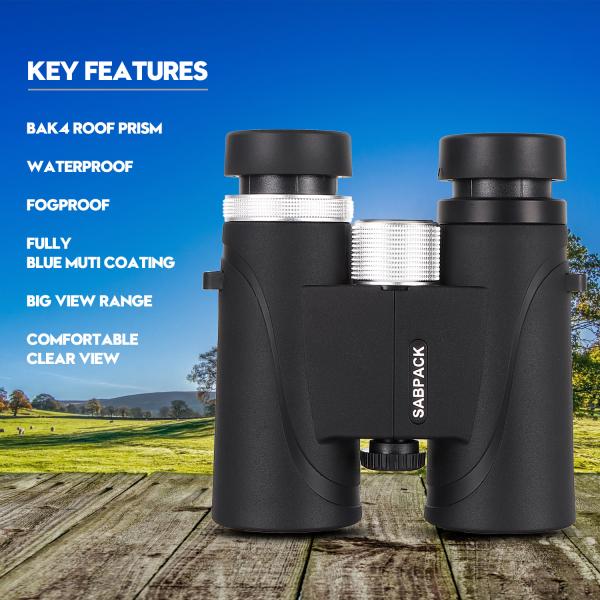IPX5 Waterproof Hunting Telescope HD Lens Bak4 Prism Optics