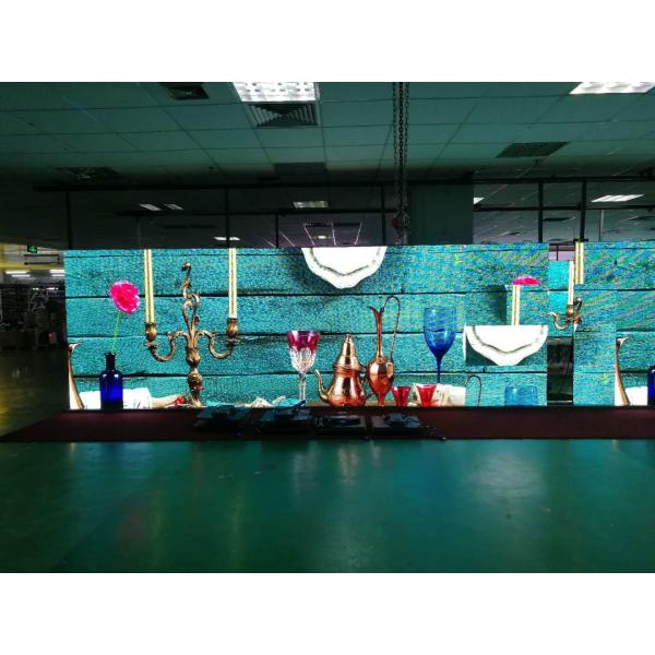 High Brightness Seamless P4.8 Full Color Rental LED Display 576x576mm Aluminum Cabinet