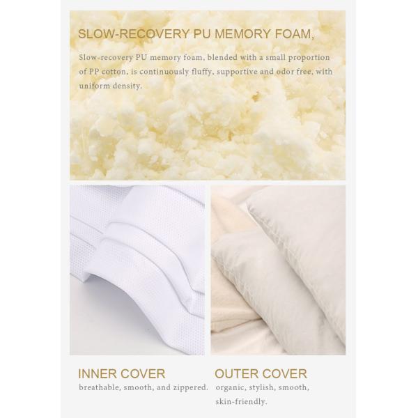 Custom Cervical Memory Foam Pillows Orthopedic Anti Snore Height Adjustable