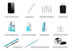 China Permanent Makeup Kit With Tattoo Machine Pigment Needles And Accessories on sale
