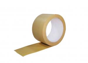 China 50mm X 50m Strong Kraft Paper Sealing Tape Rolls Self Adhesive Packaging Tapes on sale