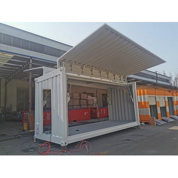 SPA-H Corten-A 20ft Electric Hydraulic Wing Flying Opening Dry Shipping Container Side Door with Side Open Design