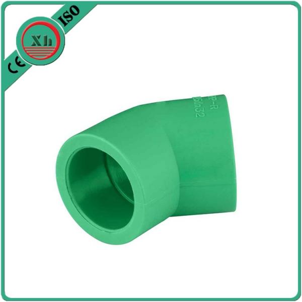 Quality Frost Proof PPR Pipe Elbow , 45 Degree Pipe Elbow Superior Dimensional Accuracy for sale