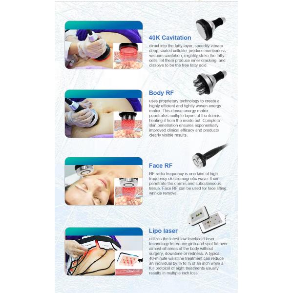 360 Cryo 40K Cavitation Body Sculpting With Double Chin Handle For Cellulite Removal