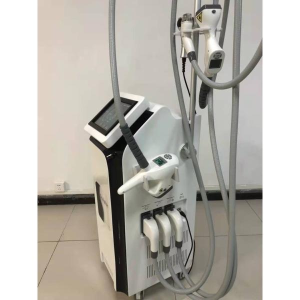 White Multi Language RF Beauty Equipment 4MHz Frequency With 5 Treatment Tips