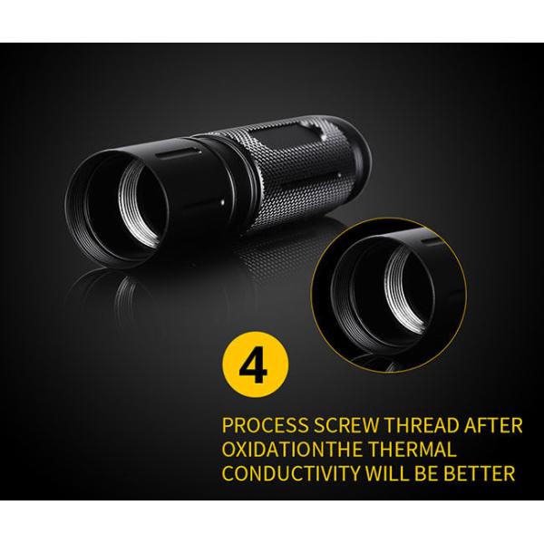 IP68 Super Bright Rechargeable Tactical LED Flashlight 10W 1000Lm Tactical Torch Light