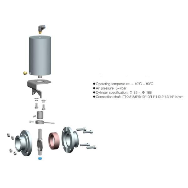 Durable Intelligent Valve Positioner Pneumatic Actuators With Double , Single Action