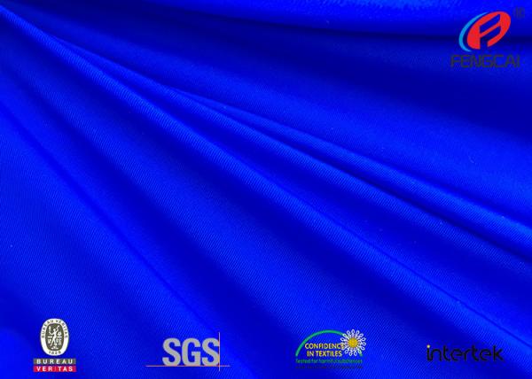 Quality Anti microbial blue colour polyester spandex fabric for swimwear underwear leggings for sale