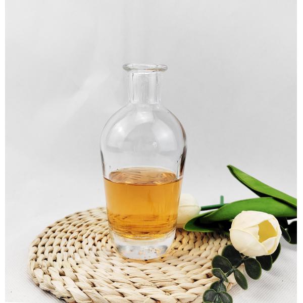 Tequila Clear Empty 750ml Glass Vodka Brandy Bottle for Acceptable Customer's Logo