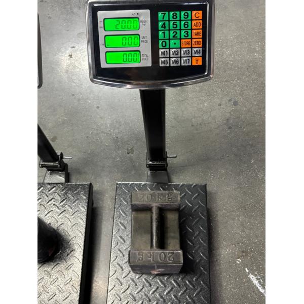 Stainless Steel Pocket Scale 300kg Capacity 10g Accuracy Weighing Platform OEM Customized with Weight Measuring Function