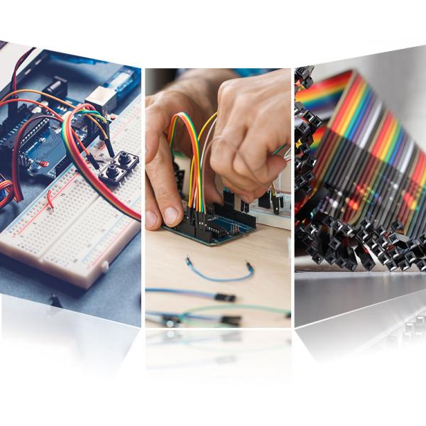 1550pcs Du-pont 2.54mm Connectors Assortment With Crimping Tool Crimper Plier Kit