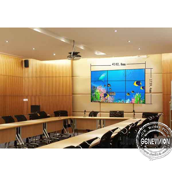 Super wide TV Digital Signage Video Wall / DID Narrow Bezel LCD 46 Inch 65inch 1.6mm