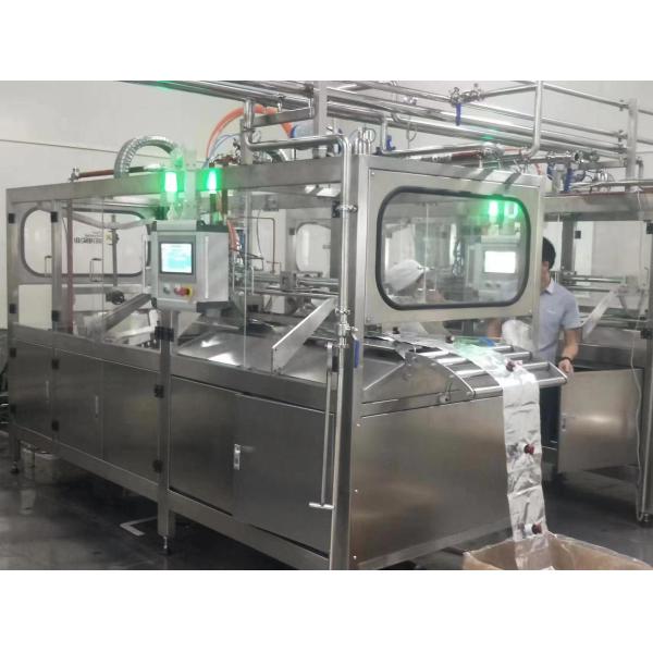 Full Automatic Aseptic BIB Filler For 2L/10L/20L Continuous Bag In Box Juice/Milk/Oil Filling Machine With PLC