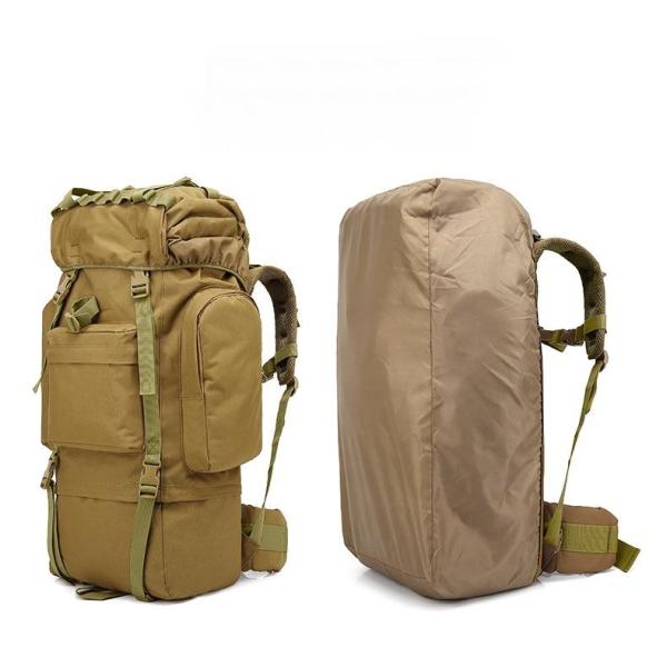 Camouflage tactical Tactical Backpack Multifunctional 65L With Double Shoulder Straps