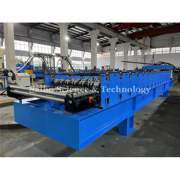 Chain Drive Tile Roll Forming Machine For Color Steel Plate With 15 Stations