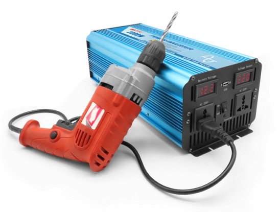 Brown 24V 4000w Pure Sine Wave Inverter DC AC LED Display