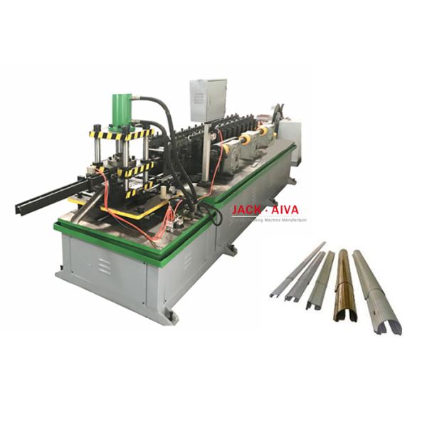 Custom Telescopic Channel Roll Forming Machine 4kw Curtain Rail Roll Forming Machine