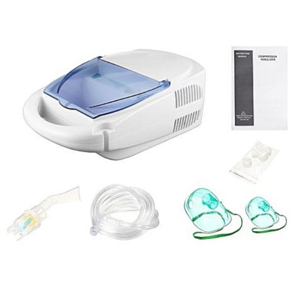 TEVEIK 11 Year Factory Medical Adult / Pediatric Portable Piston Nebulizer Machine with Oxygen Mask