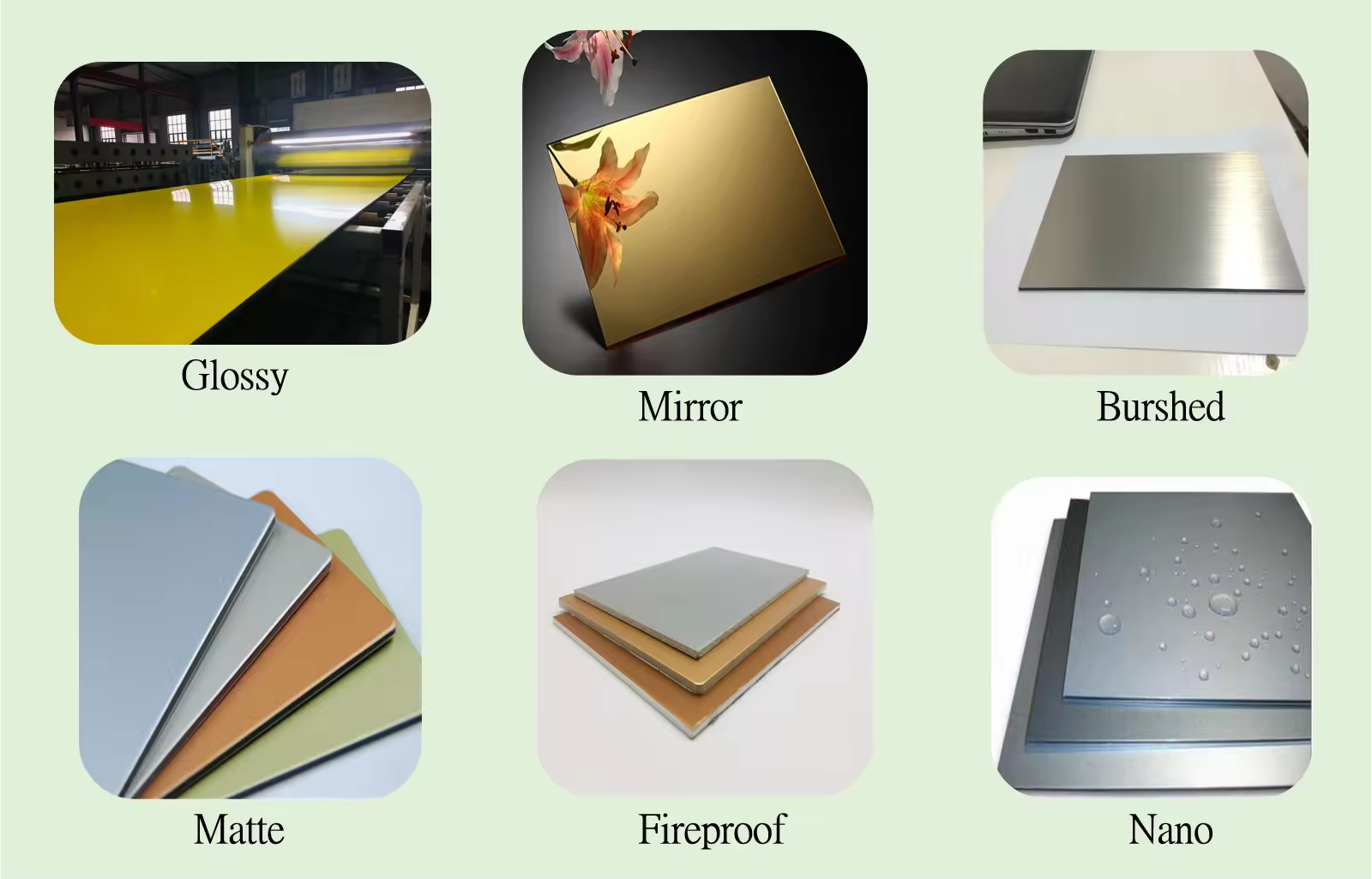 Rose Red Antibacterial 2.0mm Thickness Aluminum 3D Panel Customizable PE Aluminum Composite Panel Interior Wall Paneling 244cm