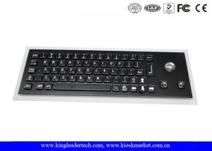 China Compact USB Industrial Computer Keyboard with Optical Trackball and Korean Layout on sale