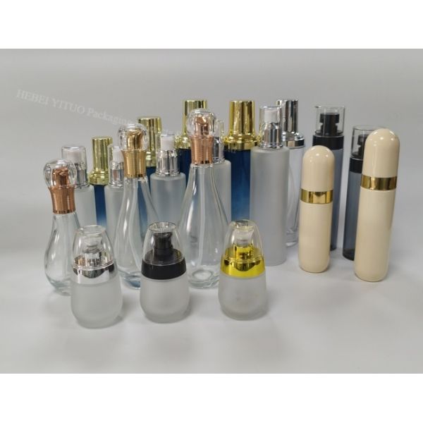 100ml Glass Lotion Bottle Reusable Bulk Customized Logo