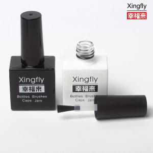 Buy cheap 15ml Capacity Empty Nail Polish Bottles Round Logo Printing For nail art product