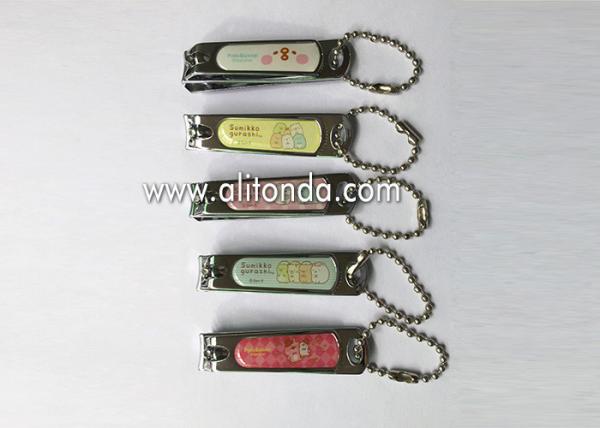 Souvenir Customized Engraved Nail Clipper Keychain Metal Souvenir Nail Clippers