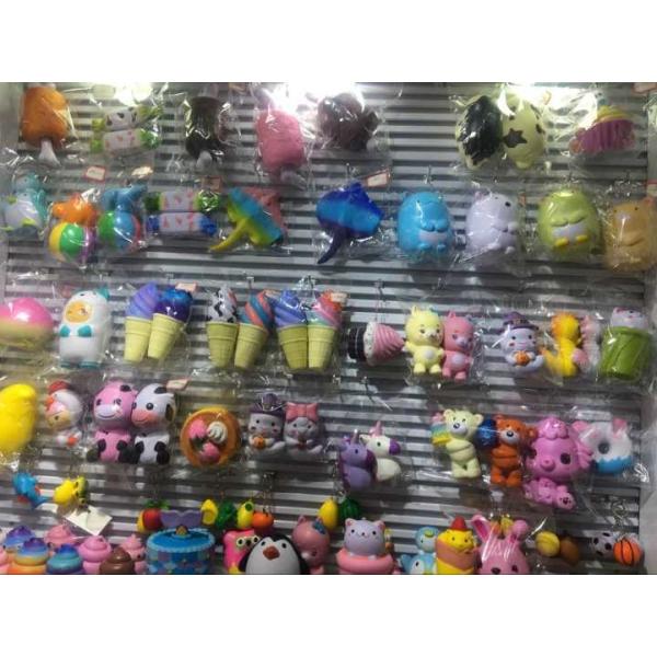 Cute Bread Jumbo Cat Head Burger Soft PU Stress Relief Slow Rising Squishy Scented Toys For Kids / Adults