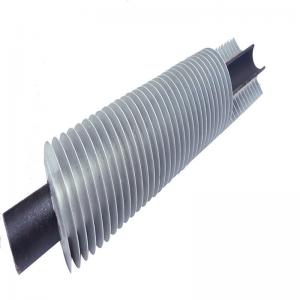 China Copper Spiral Extruded Finned Tube Heat Exchanger Solid on sale