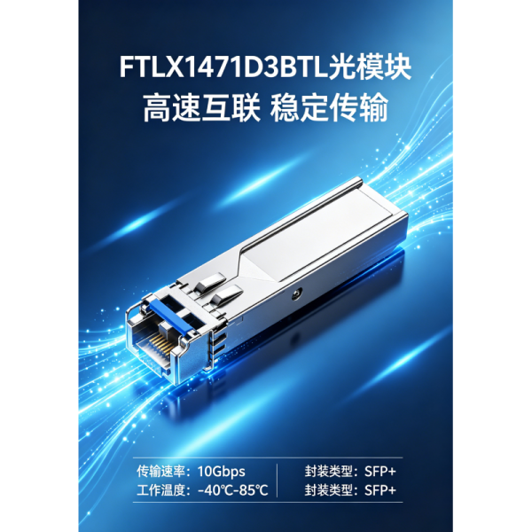 Finisar 10GBASE-LR SFP+ Optical Transceiver With LC Duplex Interface