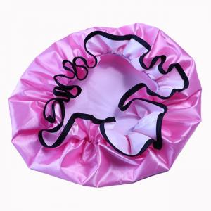 Buy cheap No Fading Shampoo Reusable Shower Cap Big Size For Travel product