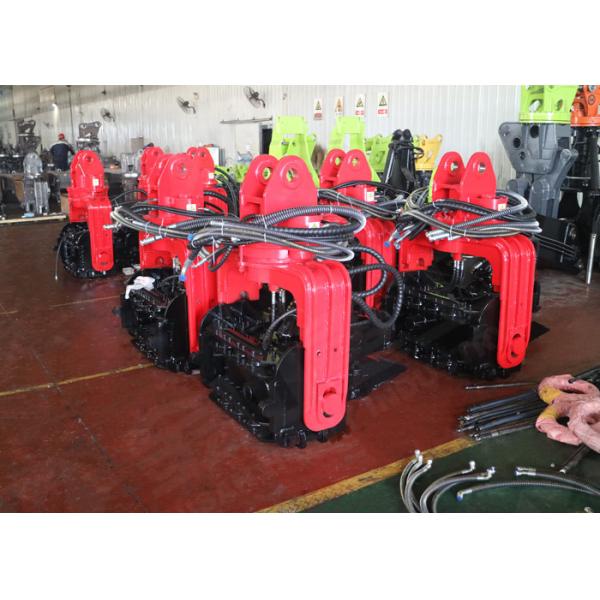 Heavy Duty Hydraulic Vibratory Hammer Customized Clip Mouth For 12 Meter Sheet Pile