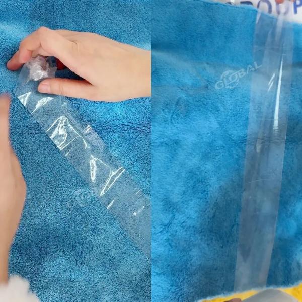 40x40cm 500gsm Microfiber Car Drying Towel Edgeless Coral Fleece
