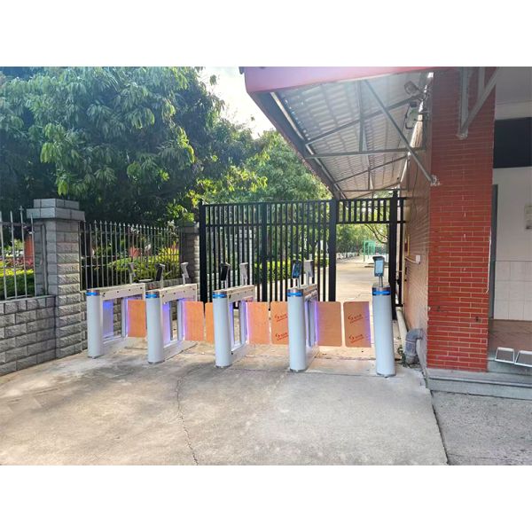 Retail Stores Small Size Swing Turnstile With Anti Tailgating Function