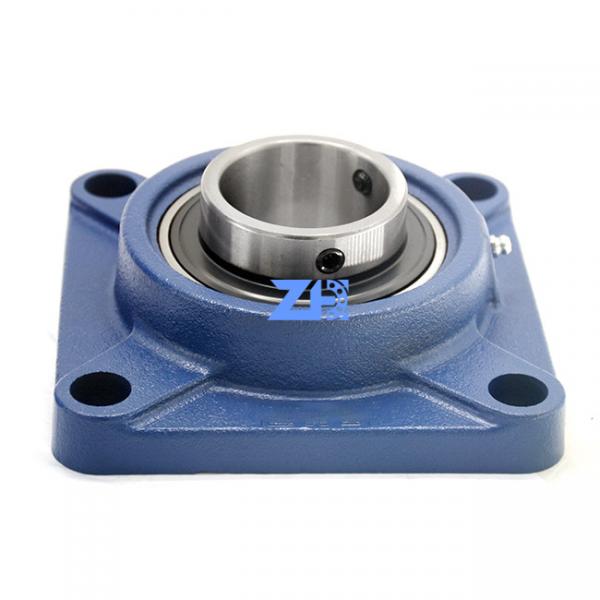 Quality FY55TF Square Flange Ball Bearing Cast Iron Housing In Line ISO Standard Size 55*162*64.4mm for sale