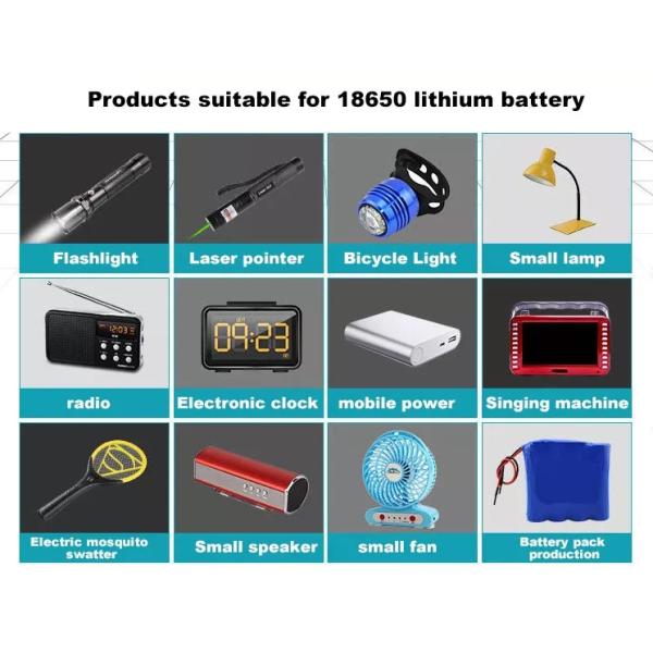 Long Cycle Life 18650 Battery Cell , 3.6 Volt 2200mah Lithium Battery