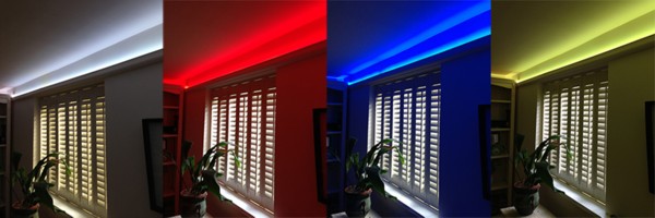 DC 12V/24V Rgb Led Tape Light 14.4W 60LEDs Per Meter SMD 5050 RGB Full Color