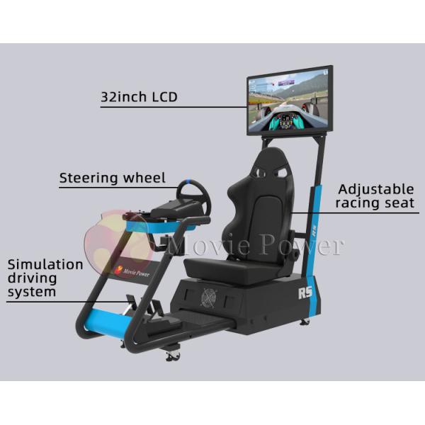 Shopping Mall Entertainment VR Racing Simulator Car Driving Simulation Seat