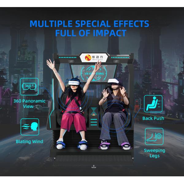 Roller Coaster 9d Vr Chair Simualtor Virtual Reality Cinema Game Machine For Amusement Park