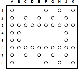ADIS16475 module outline drawing - top view