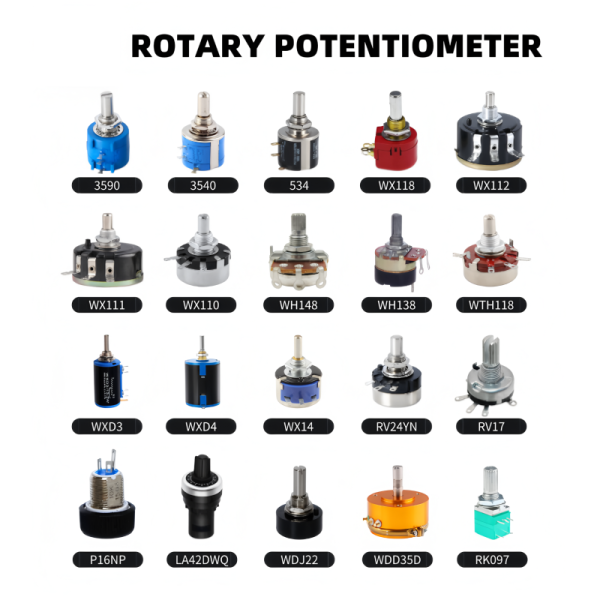 534 Multi-turn Wire Wound Precision Potentiometer 10KΩ 2W