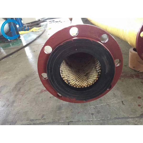 Flexible Sand Discharge Hose Pipe Sump Pump Slurry Dredging Ceramic Lining Rubber