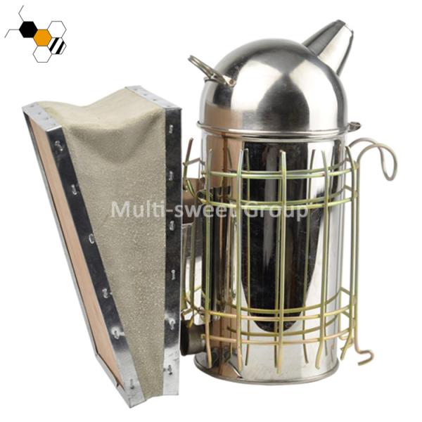 Bee Smoker 25cm Galvanized Leatheroid Honeycomb Smoker For Beekeeper