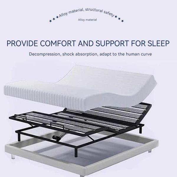 Custom Full Size Smart Bed Adjustable Wireless Remote Control Smart Bed